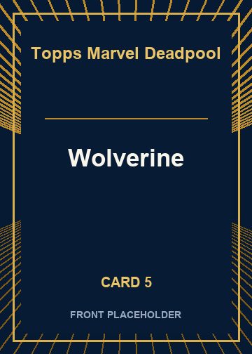 Wolverine front artwork