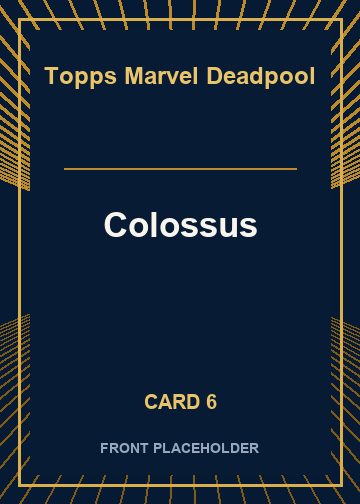 Colossus front artwork