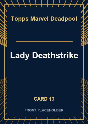 Lady Deathstrike front artwork