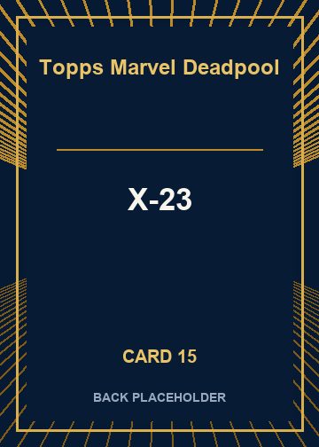 X-23 back artwork