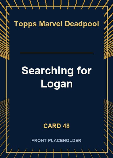 Searching for Logan front card image