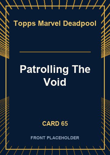 Patrolling The Void card thumbnail