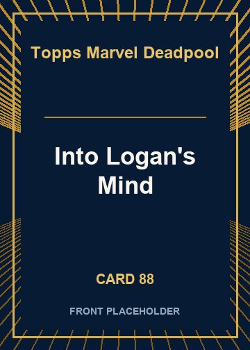Into Logan's Mind front card image