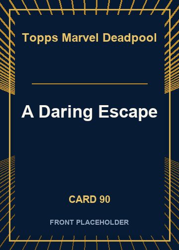 A Daring Escape card thumbnail