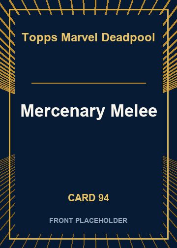 Mercenary Melee card thumbnail