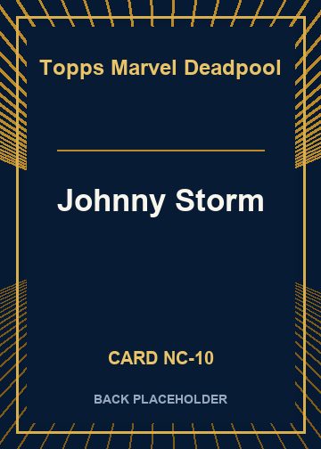 Johnny Storm back card image