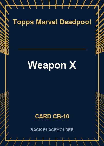 Weapon X back card image