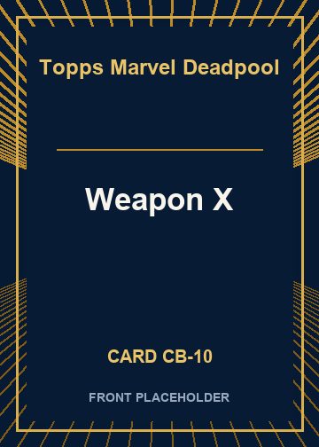 Weapon X card thumbnail