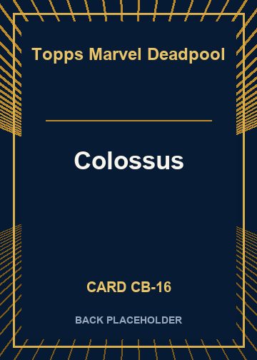 Colossus back card image