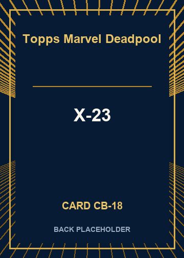 X-23 back card image