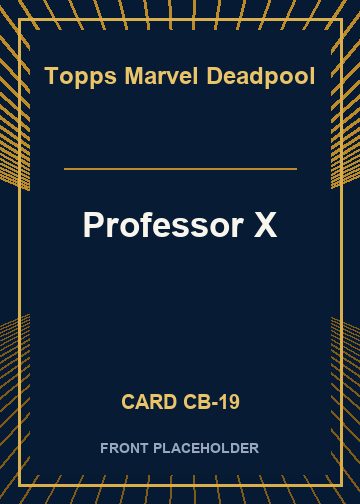 Professor X card thumbnail