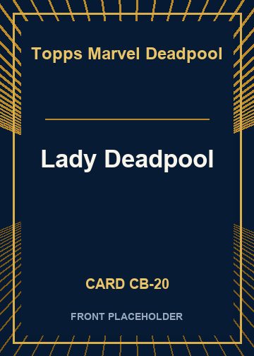 Lady Deadpool card thumbnail