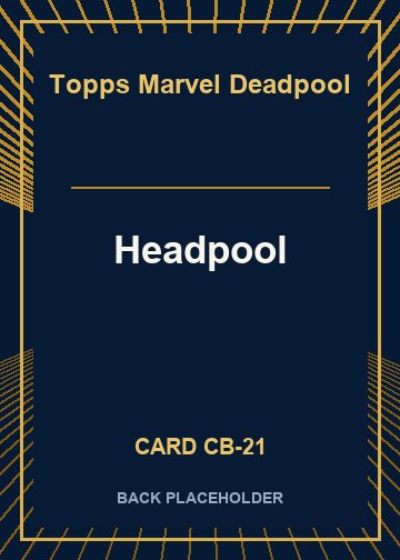 Headpool back card image