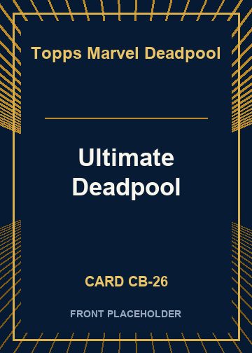 Ultimate Deadpool card thumbnail