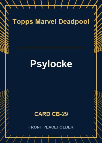 Psylocke card thumbnail