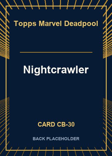 Nightcrawler back card image