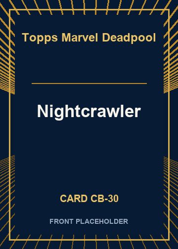 Nightcrawler front card image