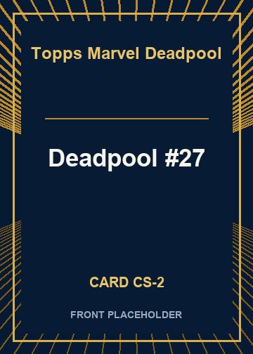 Deadpool #27 card thumbnail