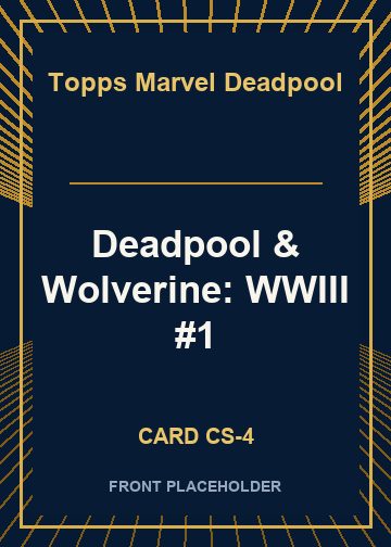 Deadpool & Wolverine: WWIII #1 card thumbnail