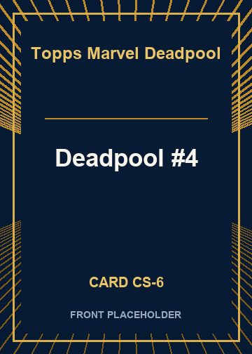Deadpool #4 card thumbnail