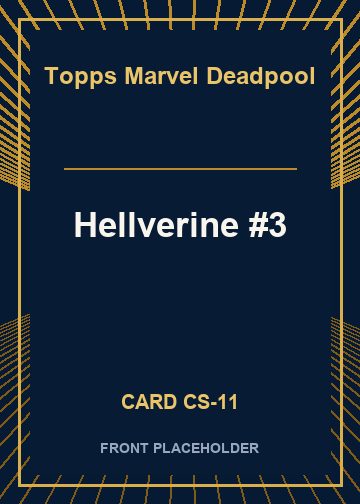 Hellverine #3 front card image