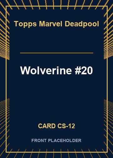 Wolverine #20 card thumbnail