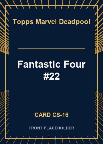 Fantastic Four #22 card thumbnail