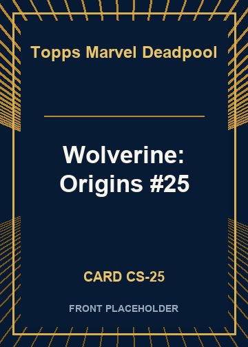 Wolverine: Origins #25 card thumbnail