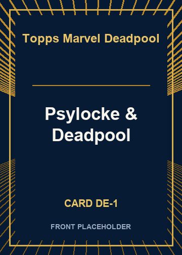 Psylocke & Deadpool card thumbnail