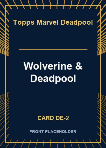 Wolverine & Deadpool front card image