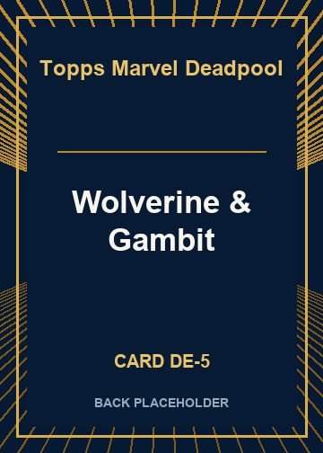 Wolverine & Gambit back card image