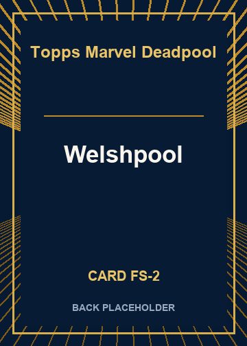 Welshpool back card image