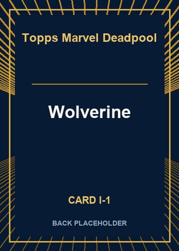 Wolverine back card image