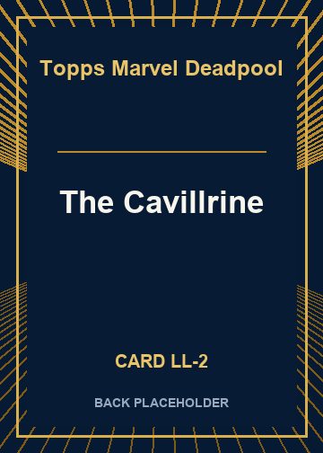 The Cavillrine back card image