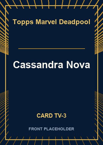 Cassandra Nova front card image