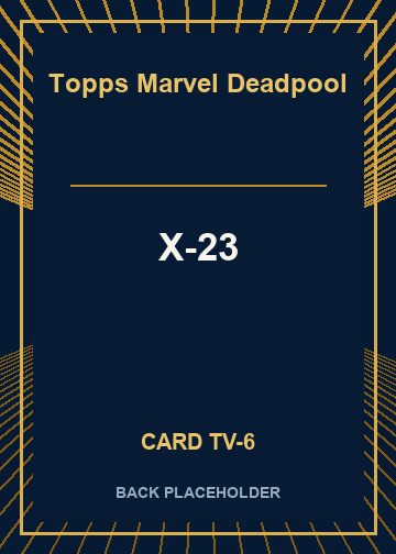 X-23 back card image