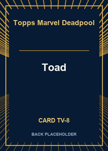 Toad back card image