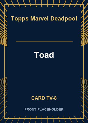 Toad card thumbnail