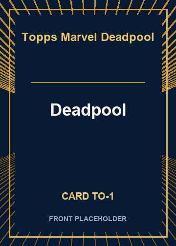 Deadpool front card image