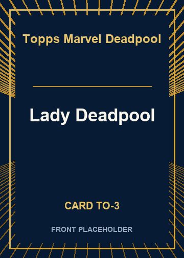 Lady Deadpool card thumbnail