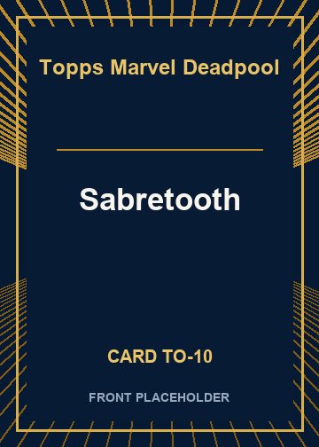 Sabretooth front card image