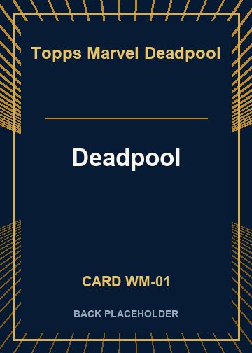 Deadpool back card image