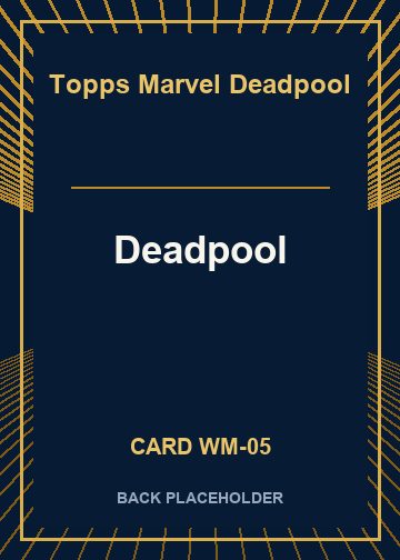 Deadpool back card image