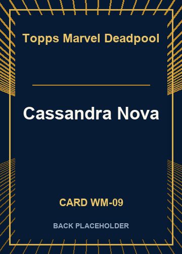 Cassandra Nova back card image