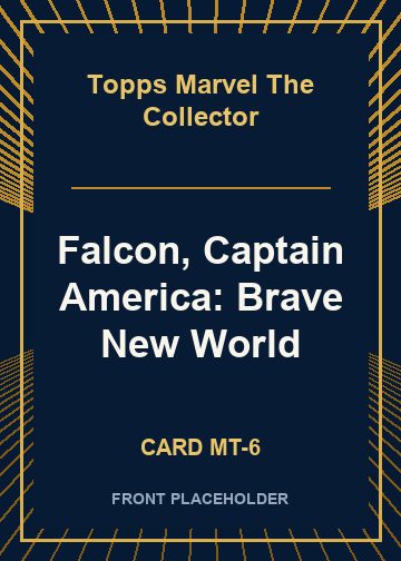 Falcon, Captain America: Brave New World card thumbnail