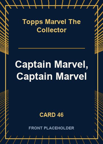 Captain Marvel, Captain Marvel card thumbnail