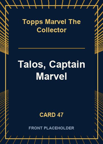 Talos, Captain Marvel card thumbnail
