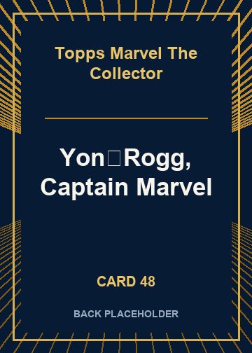 Yon‑Rogg, Captain Marvel back card image
