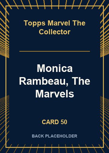 Monica Rambeau, The Marvels back card image
