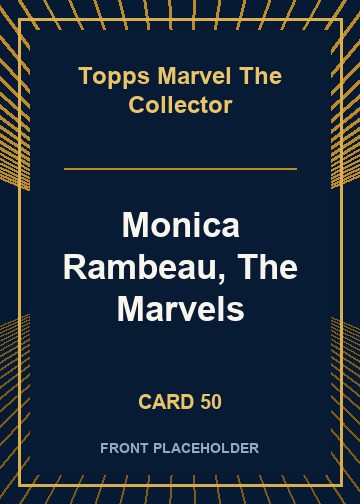 Monica Rambeau, The Marvels card thumbnail